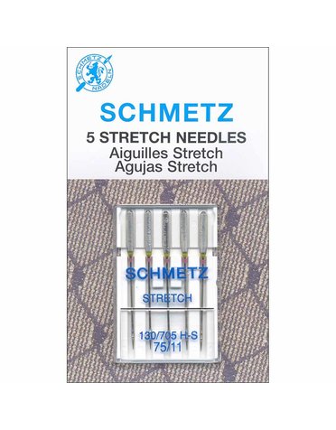 Schmetz Schmetz #1722 stretch needles carded - 75/11 - 5 count