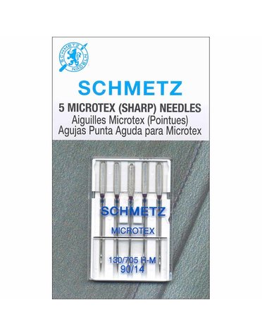 Schmetz Aiguilles microtex Schmetz #1731 - 90/14 - 5 unités