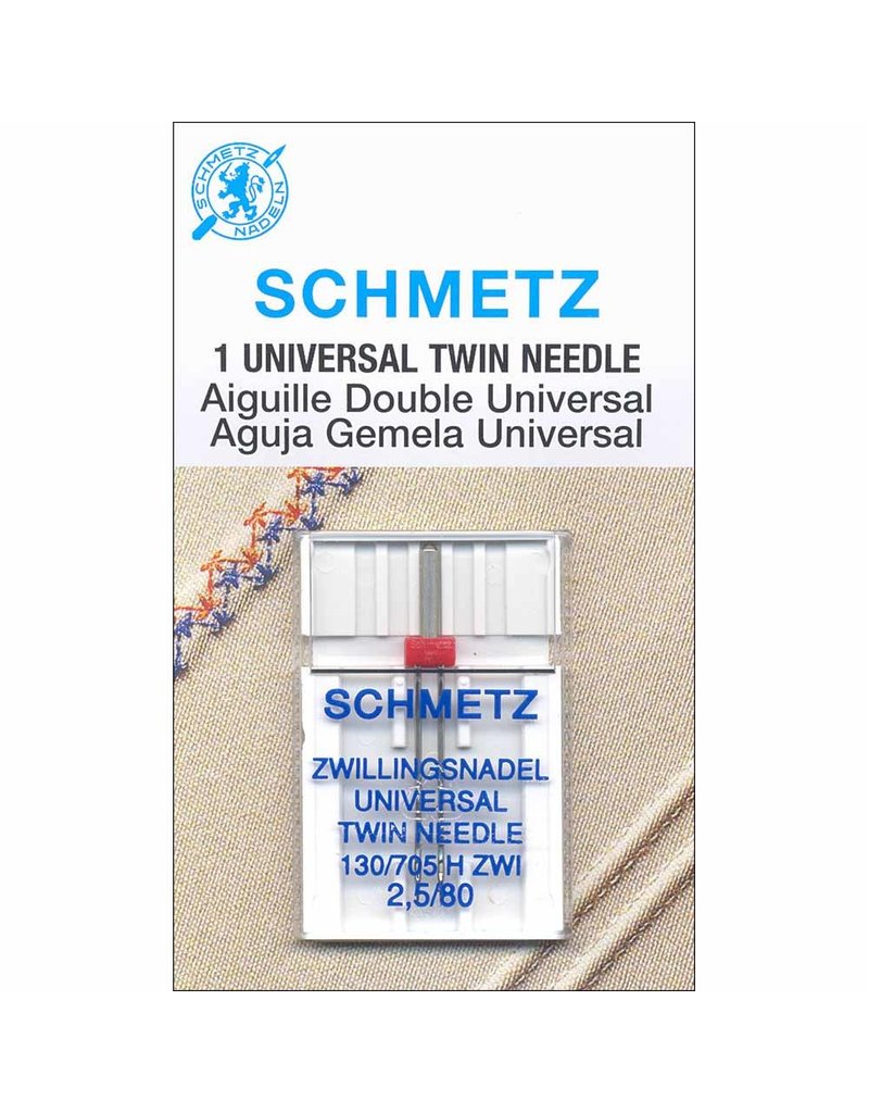 Schmetz Aiguilles Schmetz Double Universelle 80/12, 2.5 mm