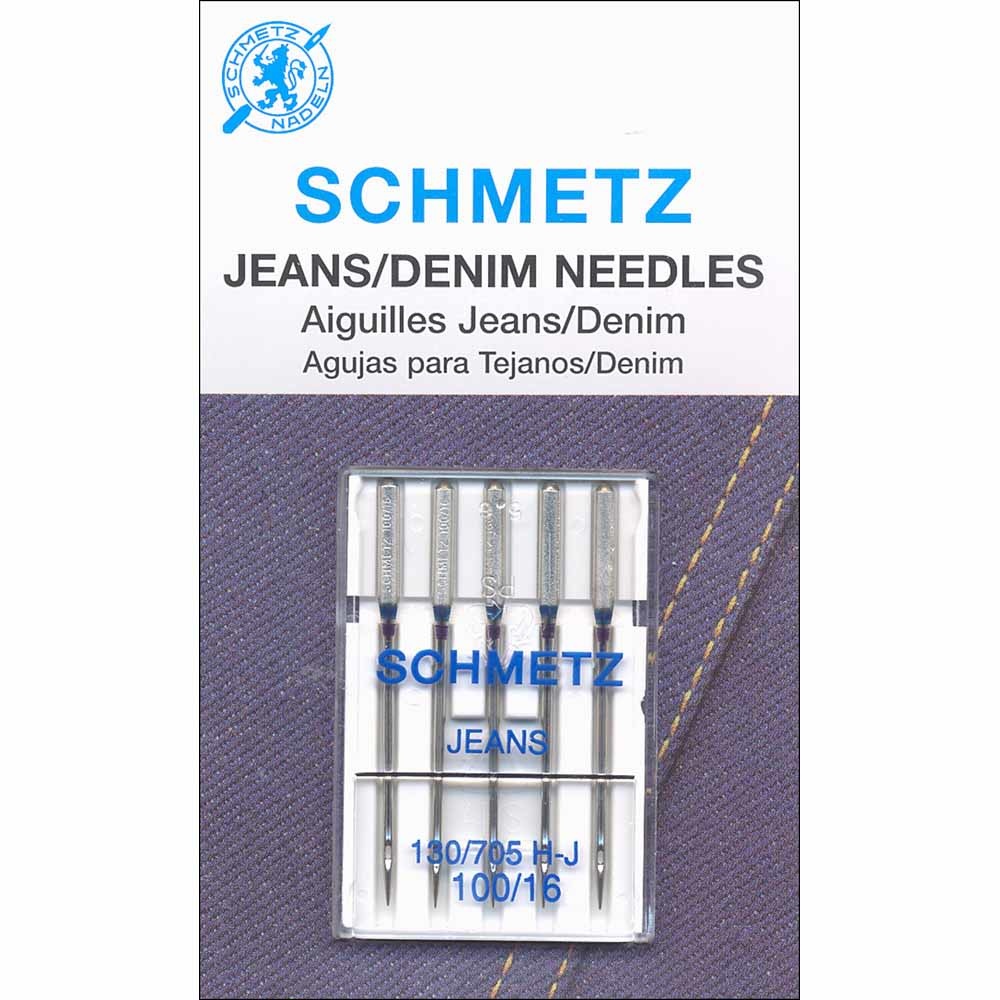 Schmetz Schmetz #1712 denim needles carded - 100/16 - 5 count