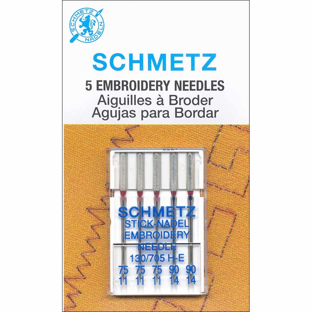 Schmetz Aiguilles Schmetz à Broder Assorties 75/11 à 90/14