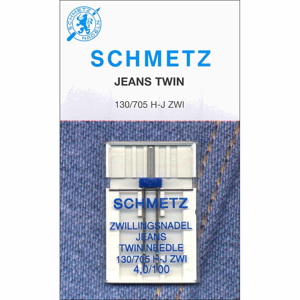 Schmetz Aiguilles doubles à denim Schmetz #1738 - 100/16 4mm - 1 unité