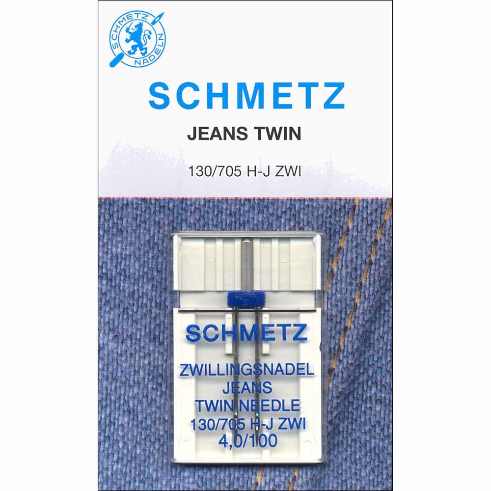 Schmetz Schmetz #1738 denim twin needles carded - 100/16 4mm - 1 count