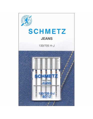 Schmetz Schmetz #1781 denim needles carded - 80/12 - 5 count