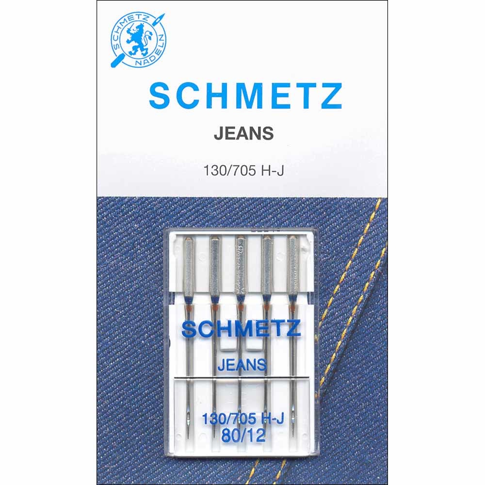 Schmetz Schmetz #1781 denim needles carded - 80/12 - 5 count