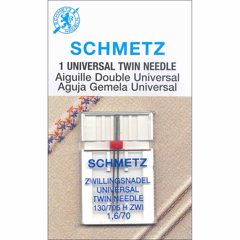 Schmetz Schmetz #1733 twin needle carded - 70/10 - 1.6mm - 1 count