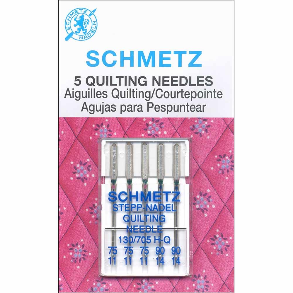 Schmetz Schmetz #1739 quilting needles carded - assorted Sizes - 5 count