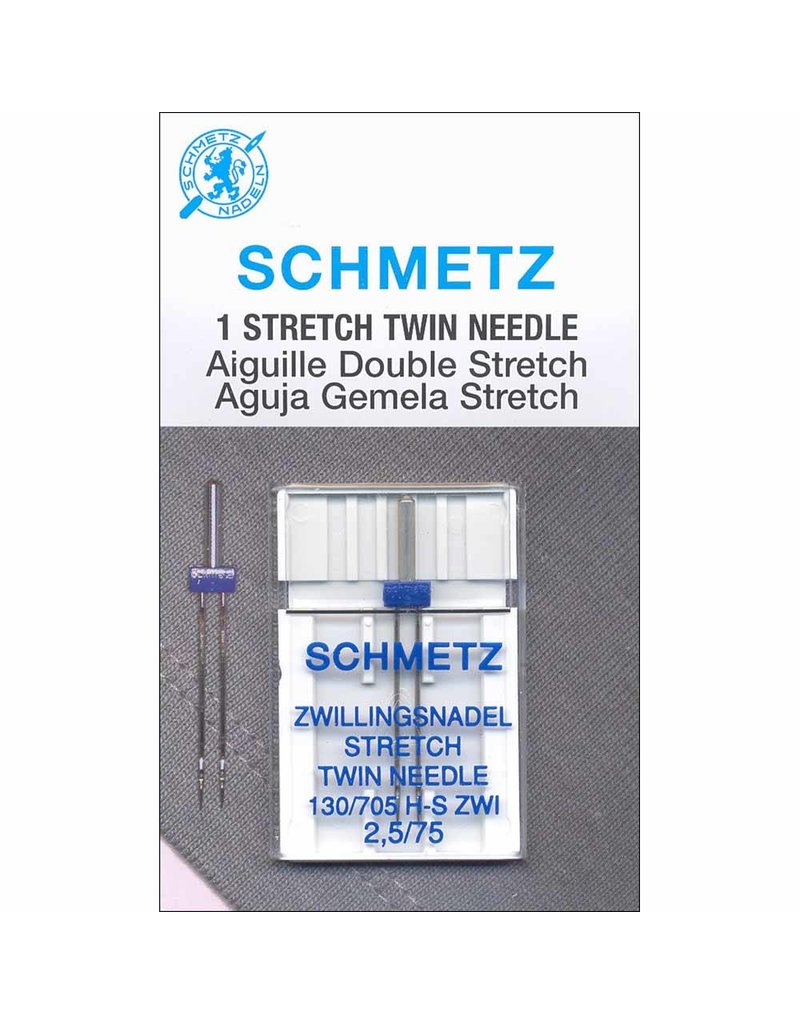 Schmetz Aiguilles Schmetz Double à Extensible 75/11, 2.5 mm