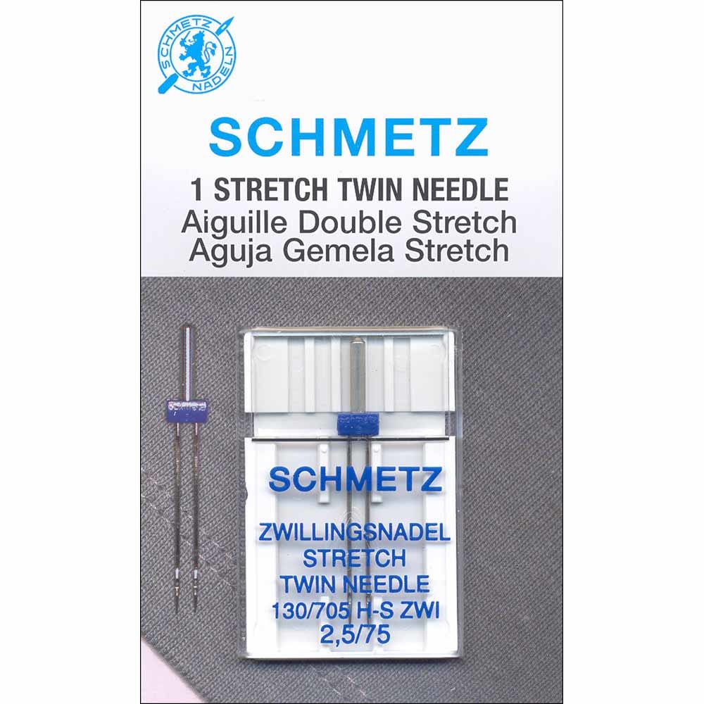 Schmetz Schmetz #1774 stretch twin needle carded - 75/11 - 2.5mm - 1 count