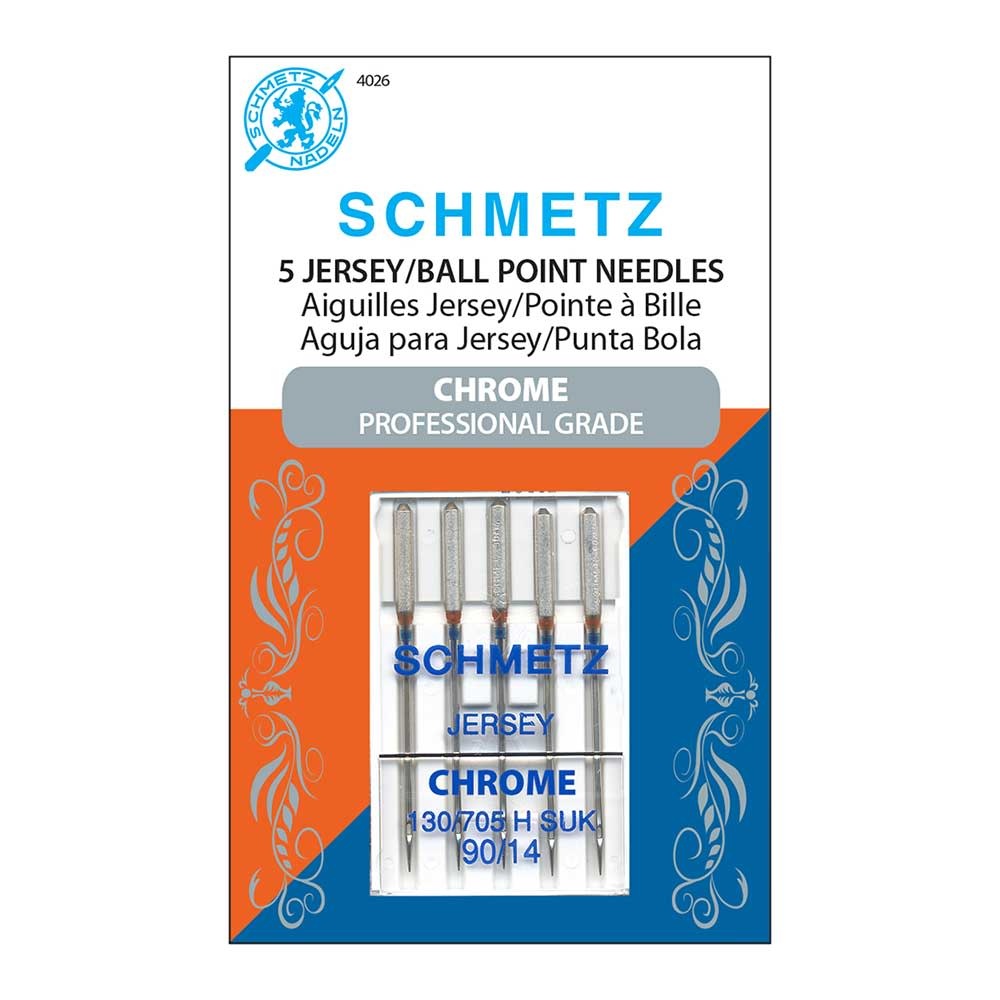 Schmetz Aiguilles Schmetz #4026 Chrome Jersey - 90/14 - 5 unités