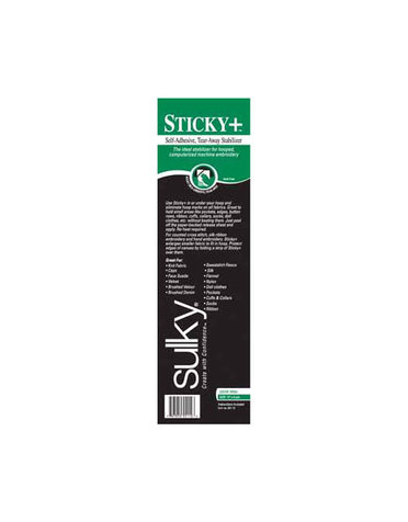 Sulky Rouleau Sulky sticky + tear-away - blanc - 30.5cm x 5.5m (12po x 6v.)