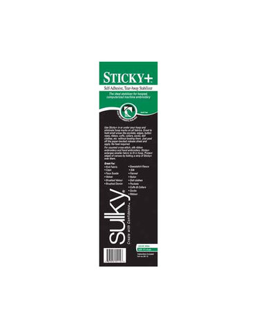 Sulky Sulky sticky + tear-away - white - 30.5cm x 5.5m (12″ x 6yd) roll