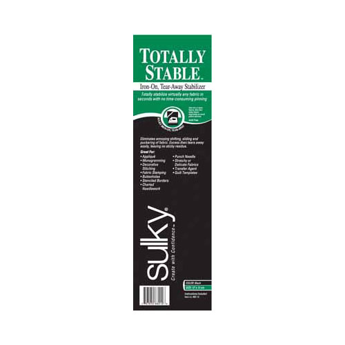 Sulky Sulky totally stable - black - 30.5cm x 11m (12″ x 12yd) roll