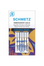 Schmetz Schmetz needles Embroidery gold titanium 90/14