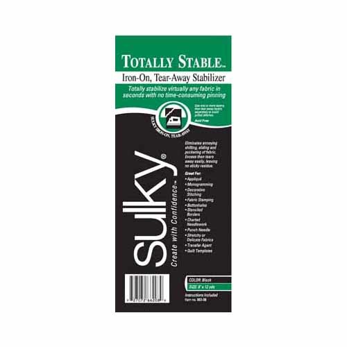 Sulky Sulky totally stable - black - 20cm x 11m (8″ x 12yd) roll