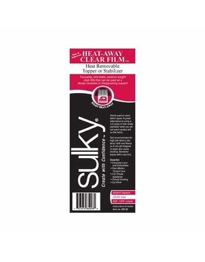 Sulky Sulky heat-away - clear - 20cm x 8.25m (8″ x 9yd) roll