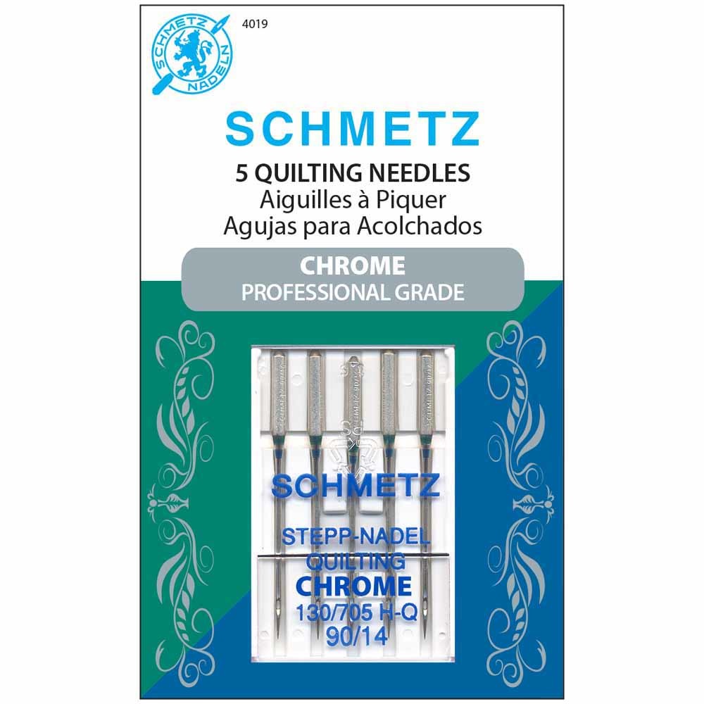 Schmetz Aiguilles Schmetz #4019 chrome à courtepointe 90/14 - 5 unités