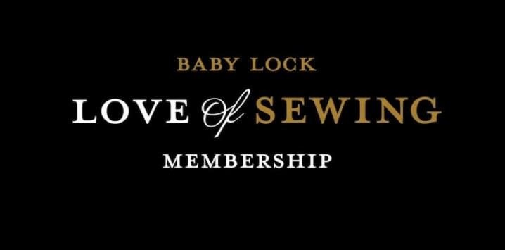 Baby Lock Programme LOVE OF SEWING membre 4 ans niveau 1