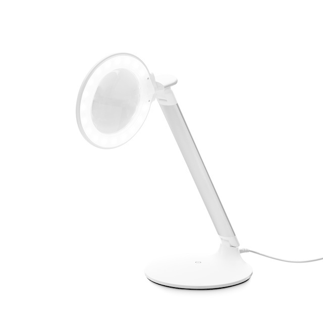 Daylight DISC Lampe de table Halo 5D avec loupe