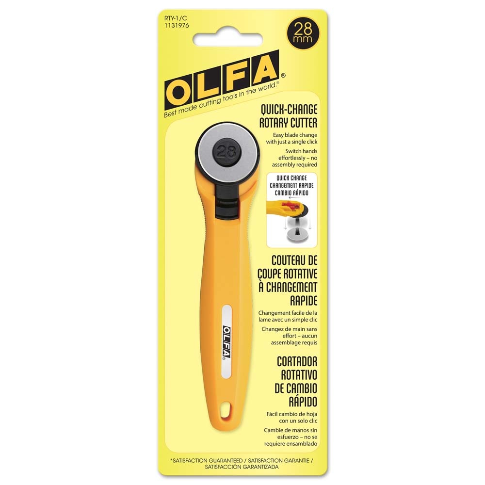 Olfa Olfa RTY-1/C - couteau rotatif à changement rapide de 28mm
