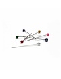Heirloom Heirloom extra long pearlized plastic head pins - assorted colours - 41mm (15⁄8″)