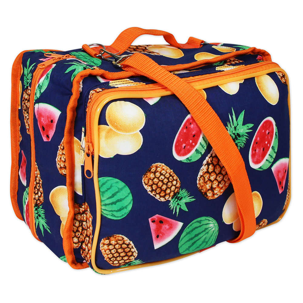 Vivace Vivace craft/accessories tote - tropical fruits - 33 x 25 x 13cm (13″ x 10″ x 5″)