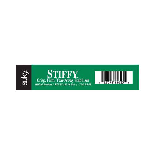 Sulky Sulky stiffy tear-away - 50cm x 23m (20″ x 25yd) bolt