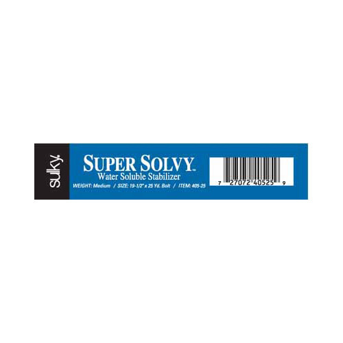 Sulky Rouleau Sulky super solvy - blanc - 50cm x 23m (191⁄2po x 25v.)