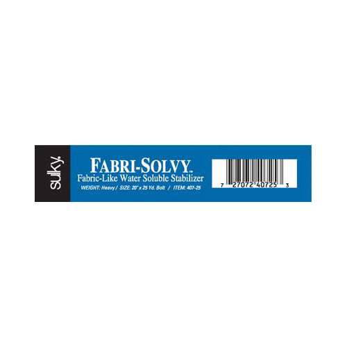 Sulky Rouleau Sulky fabri-solvy - blanc - 50cm x 23m (20po x 25v.)