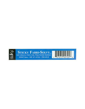 Sulky Rouleau Sulky sticky fabri-solvy - blanc - 50cm x 23m (20po x 25v.)