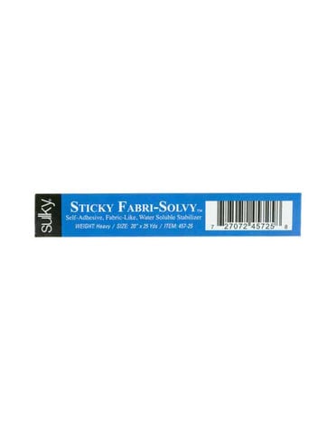 Sulky Sulky sticky fabri-solvy - white - 50cm x 23m (20″ x 25yd) bolt