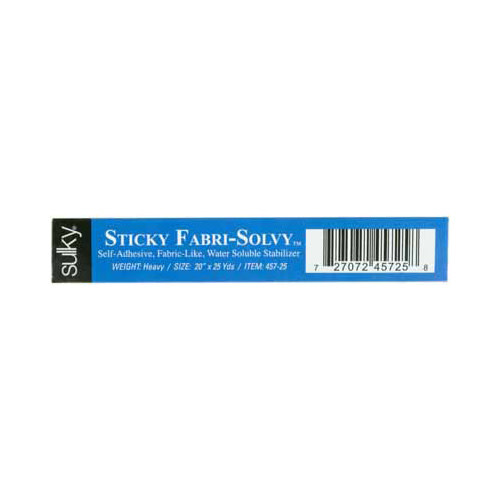 Sulky Sulky sticky fabri-solvy - white - 50cm x 23m (20″ x 25yd) bolt