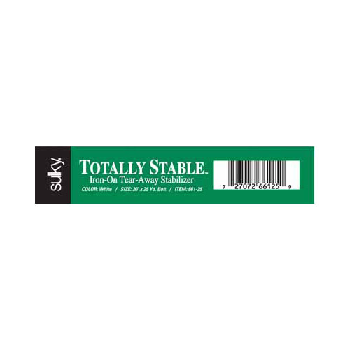 Sulky Sulky totally stable - white - 50cm x 23m (20″ x 25yd) bolt