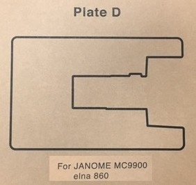 Janome Sewing Table Insert D Janome