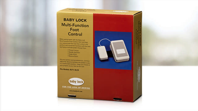 Baby Lock Foot control baby lock multifonction