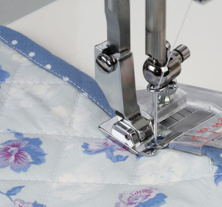 Janome Foot bias adjustable elna janome 7mm