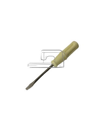 Générique Small flat yellow 1/8 screwdriver