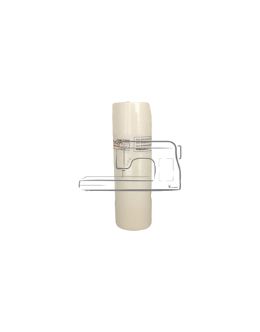 Générique Cut Away blanc  7 2/3po x 5 vrg  entoilage maison
