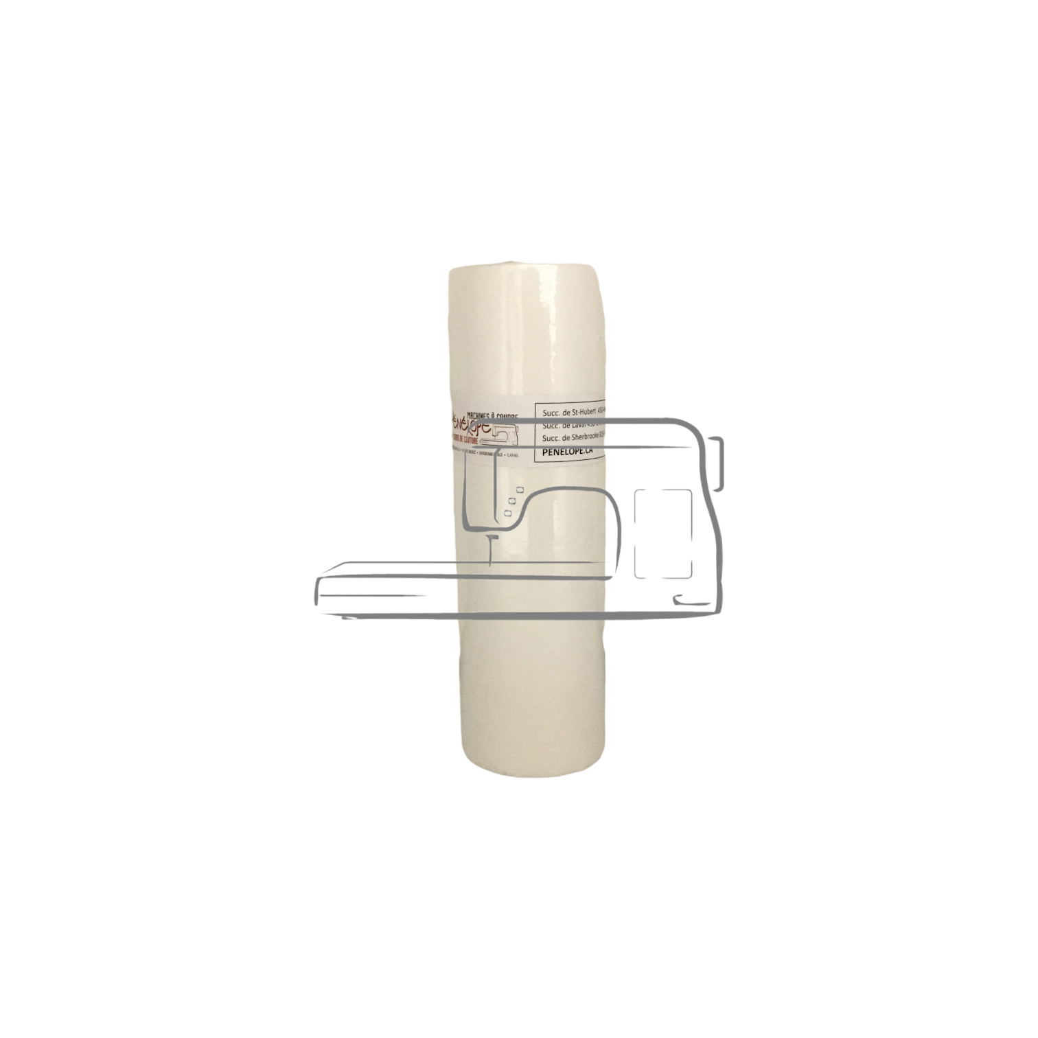 Générique Cut Away blanc  7 2/3po x 5 vrg  entoilage maison