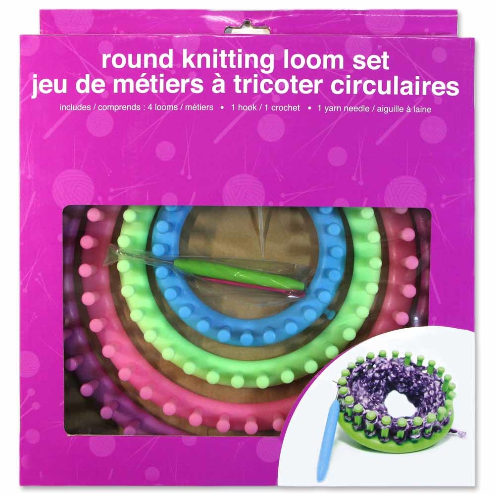 Kit Machine à Tricoter Circulaire Pour Enfants - Avec Crochet Et Aiguille - Pour Faire Des Bonnets, écharpes, Chaussettes