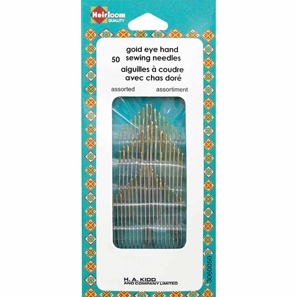 Heirloom Heirloom gold eye hand sewing needles - Assorted sizes