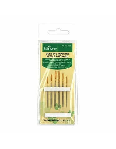 Clover Clover 238 - gold eye tapestry needles #18-22