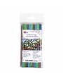 Heirloom Heirloom fusible bias tape 6mm x 5m - green rainbow