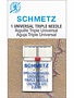 Schmetz Aiguille triple Schmetz #1796 - 80/12 - 2.5mm - 1 unité
