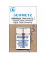 Schmetz Aiguille triple Schmetz #1796 - 80/12 - 2.5mm - 1 unité
