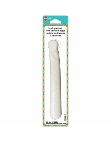 Heirloom Heirloom serrated tracing wheel - white