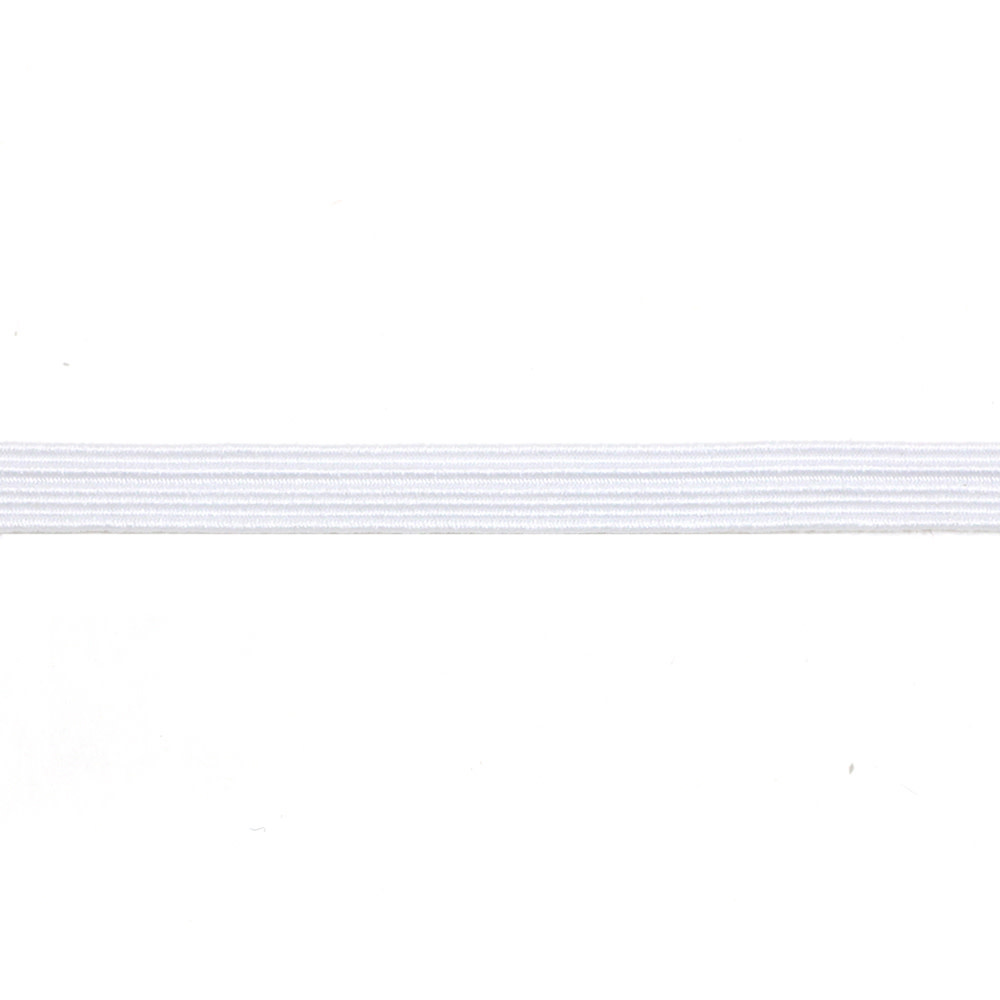 Unique Unique braided elastic 3mm x 320m roll - white