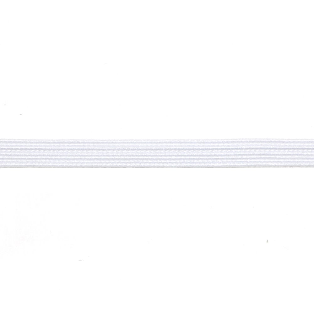 Unique Unique élastique tressé 3mm x 320m rouleau - blanc