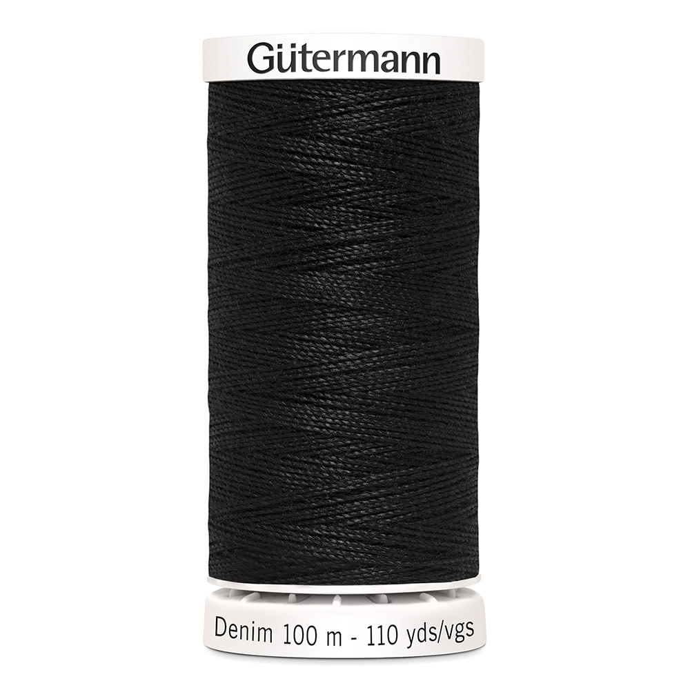 Gütermann Gütermann Jean thread Black 100m