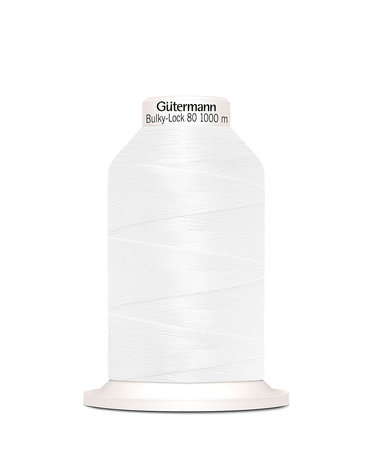 Gütermann DISC Fil Gütermann Bulky Lock Blanc 80wt 1000m